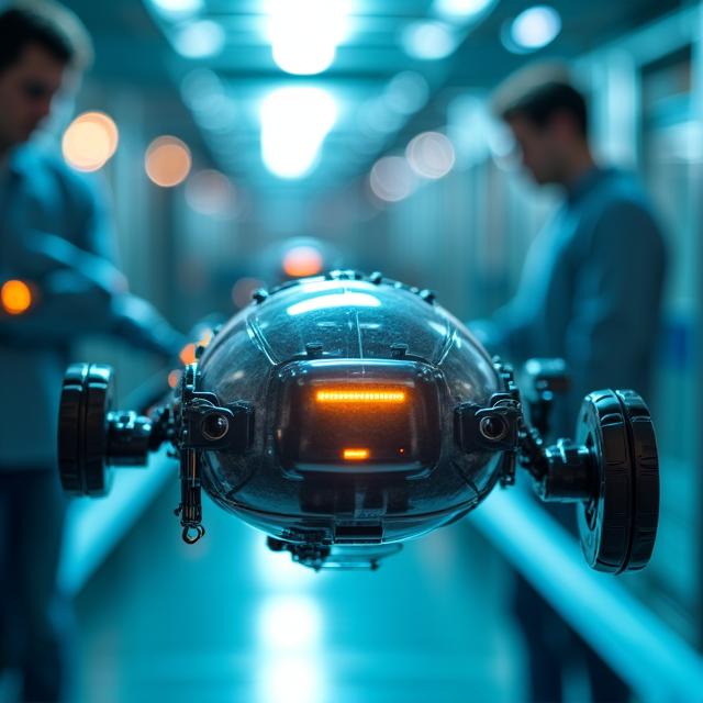 海洋技術の共同研究風景